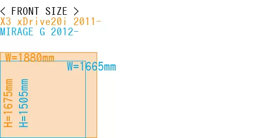 #X3 xDrive20i 2011- + MIRAGE G 2012-